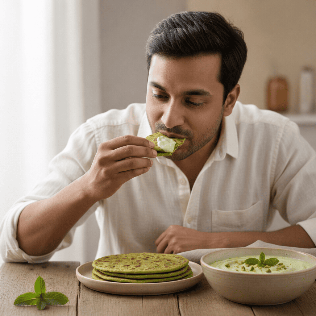What's in moringa that concerns the eyes?